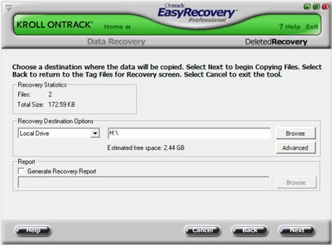 EasyRecovery Professional 6.22 - Download - PC Centre