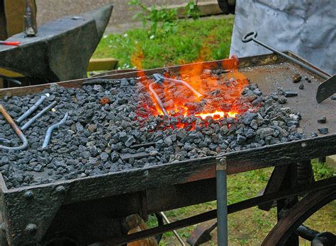 Free Images : food, fire, soil, glow, craft, meat, hot, forge, coal ...