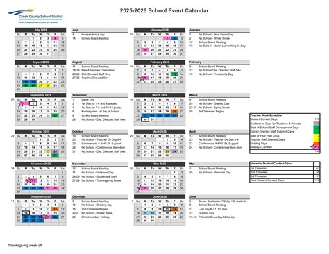 Crook County School Calendar OR 25-26 Revised [pdf] - EduCounty