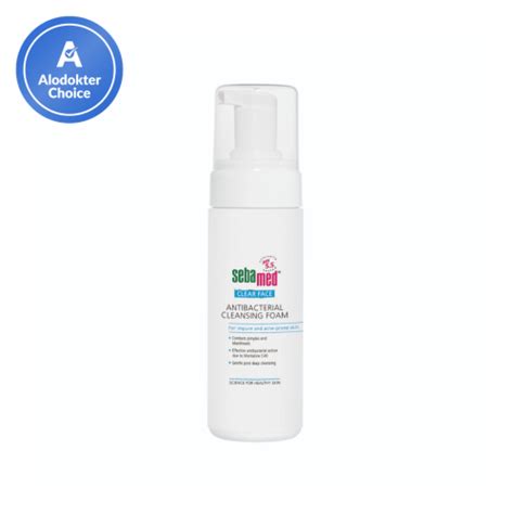 Sebamed Clear Face Antibacterial Cleansing Foam 150 ml - Manfaat, Cara ...