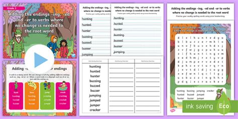 Grade 3 English Phonics - Suffixes Resource Pack (CAPS Aligned)