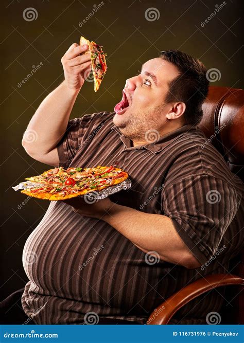 Fat Person Eating Pizza