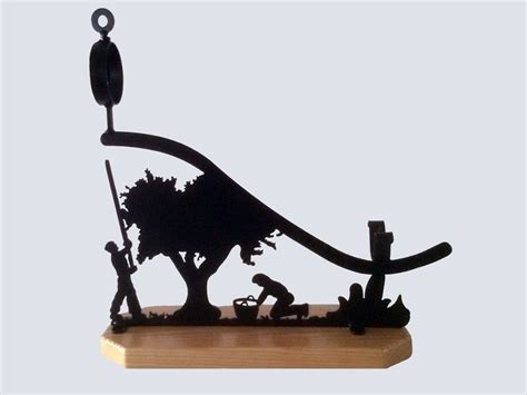 Jamonero de Forja Aceituneros - Jamoneras Originales