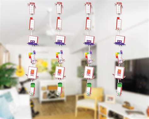 Number Blocks Theme Dangler | Party supplies online – Party Supplies India