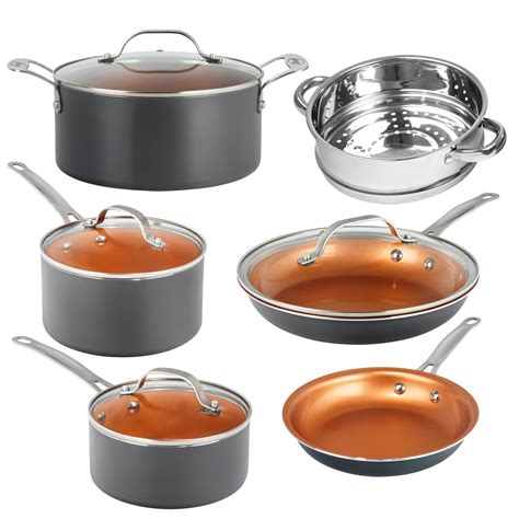 けますので Gotham Steel 8 Piece Cookware Set Pots and Pans Set with Ultra ...