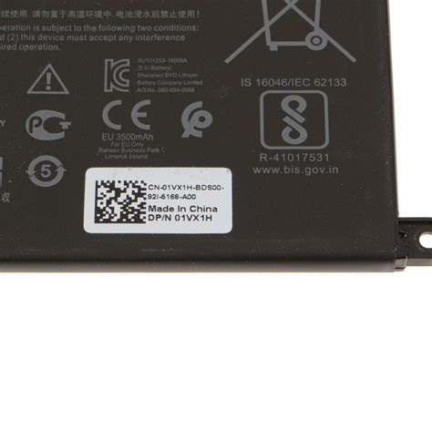 Dell Original Laptop Battery Vostro 14 3400 3401 3405 42WHr 3 Cell ...