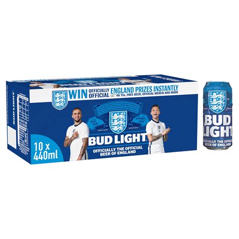 Bud Light Lager Beer Cans 10 x 440ml | Beer | Iceland Foods