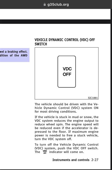 How many of y’all drive with VDC off? : r/G35