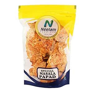 Neelam Foodland Special Masala Papad (300G) : Amazon.in: Grocery ...
