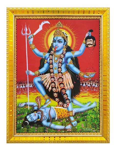 Koshtak Goddess Kali/maa Kali/mahakali maa Standing on Shiva/Shiv ji ...