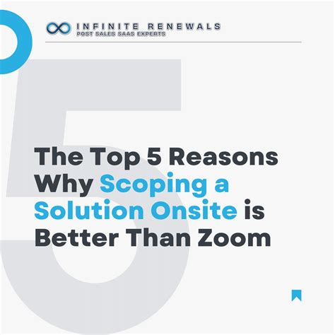 Jeff Kushmerek on LinkedIn: The Top 5 Reasons Why Scoping a Solution Onsite is Better Than Zoom ...