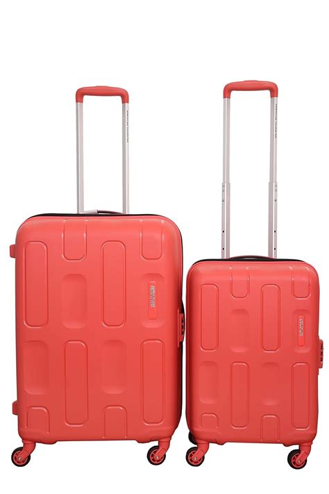American Tourister Polycarbonate Set of 2,Hard Body Small 55 CM,Medium ...