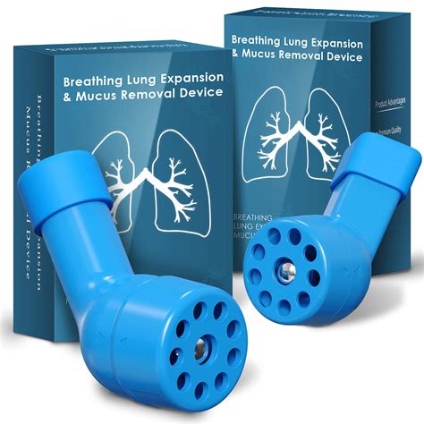 2pack Lung Expansion And Mucus Removal Device Lung Expander Natural ...