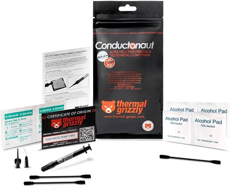 Thermal Grizzly Conductonaut Thermal Grease - 1Gram Set + Extra ...