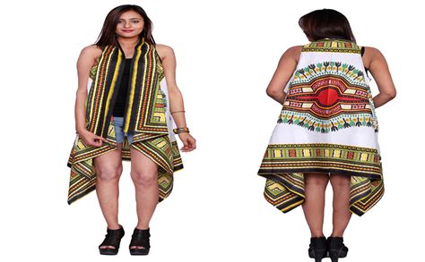 Buy Handicraft-Palace Red Dashiki Floral Printed Kimono Bikini Cover up ...