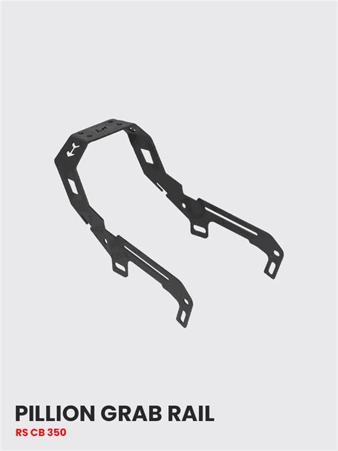 Honda RS CB 350 Pillion Grab Rail (Laser Cut) Black Matt – SB 787 ...