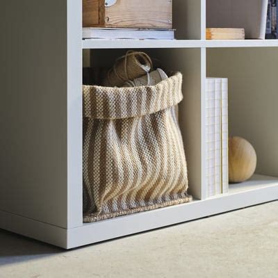 MÄVINN basket, beige/jute handmade, 30x30x35 cm (11 ¾x11 ¾x13 ¾") - IKEA