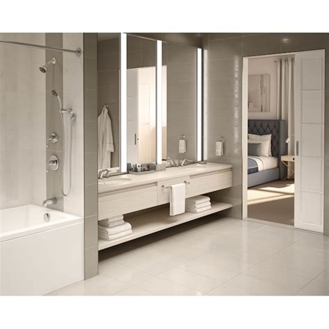 Symmons Unity Chrome Widespread 2-handle WaterSense Mid-arc Commercial ...