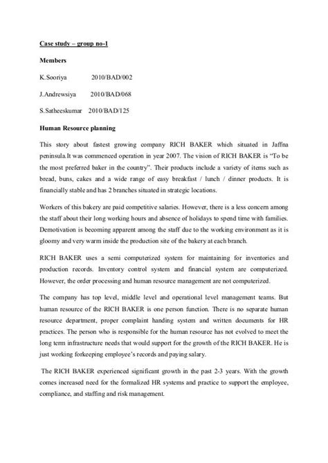 Image result for HR Case Study Examples