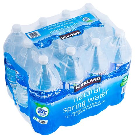 Costco Kirkland Signature Spring Water, 12 x 1.5L