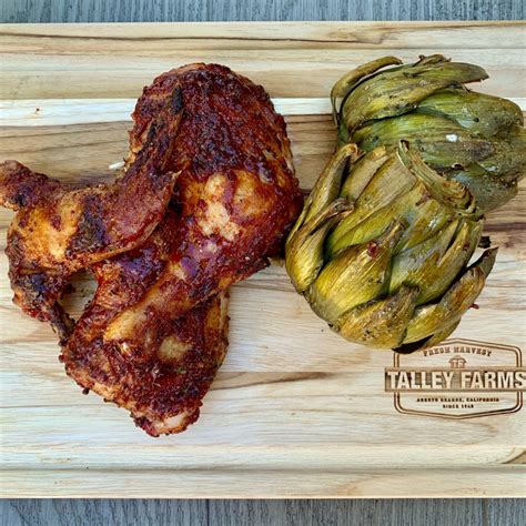 Smoked BBQ Chicken and Artichokes - Talley Farms Box