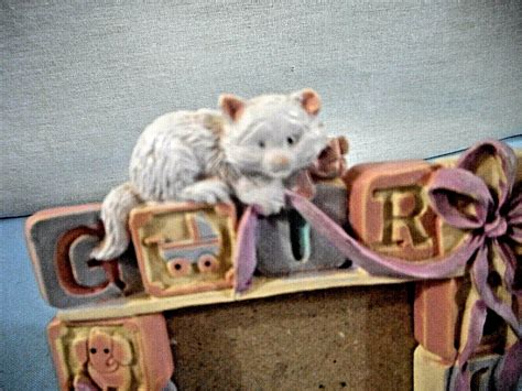 Vintage 3D Cats/Blocks Picture Photo Frame Made In Taiwan holds Photo 2 x 3 /4" | eBay