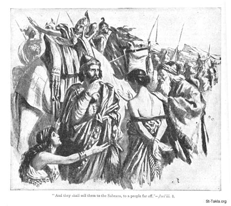 Image: joel 3 8 and they shall sell them to the sabeans