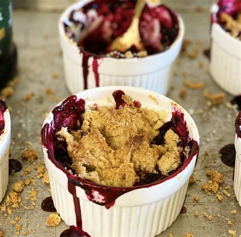 Berry Crisp with Olive Oil Crumble Recipe - Jessie Sheehan Bakes