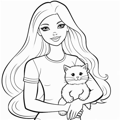 10+ Awesome Coloring Pages Barbie Doll - Digitrenz