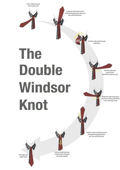 How to Tie A Tie | Windsor fc, Double windsor, Tie knots men