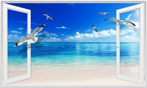 3D Decorative Window View Wallpaper for Wall – Myindianthings