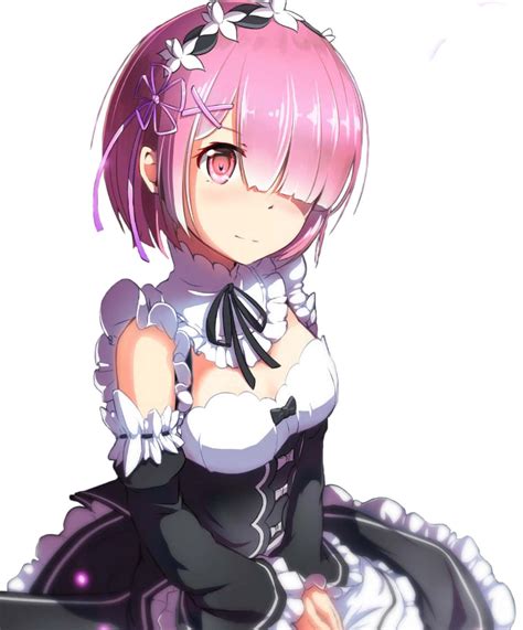 Download Ram from Re Zero in stunning high-resolution wallpaper Wallpaper | Wallpapers.com