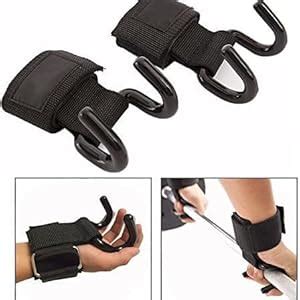 Buy GELOFLER Premium PowerLift Wrist Support Hooks for Heavy Lifting ...