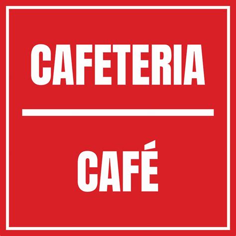 Signs ByLITA Square Cafeteria Door or Wall Sign | Spanish Bilingual ...