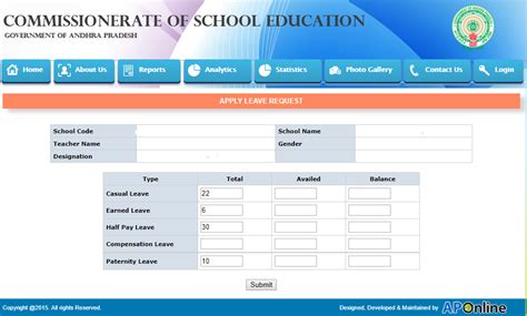 AP Teachers Submit Your Leave Credits Step by step Procedure Update our ...