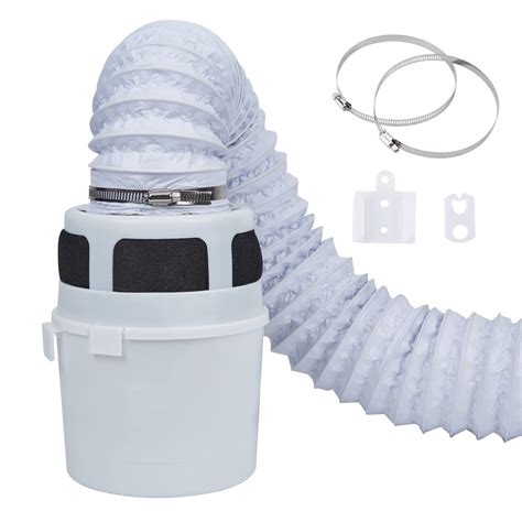 Buy VIWINVELA Indoor Dryer Vent Kit Bucket Lint Trap Dryer Vent with 4 ...