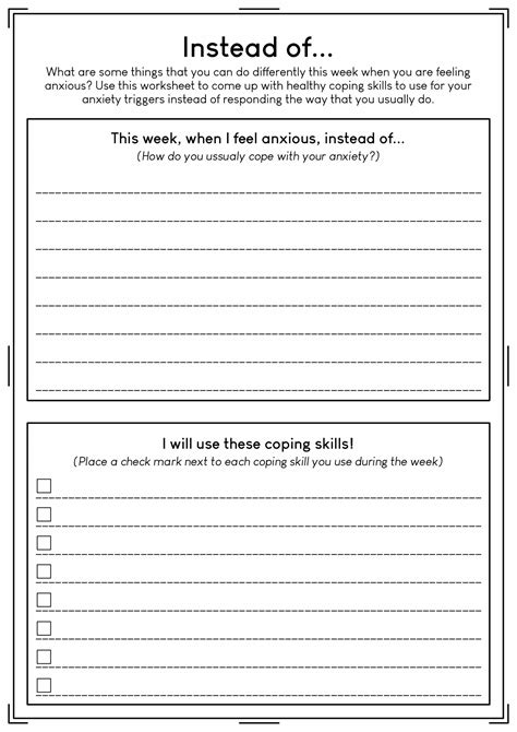 Free what are coping skills worksheet, Download Free what are coping ...