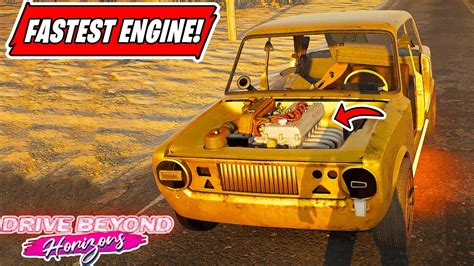 Fastest Engine in Drive Beyond Horizons | Highest Speed Car - YouTube