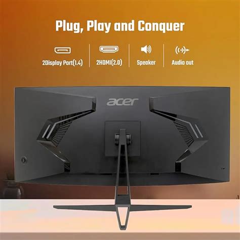 Acer ED343CUR 34" 180Hz 1ms UWQHD Curved Gaming Monitor - tpstech.in