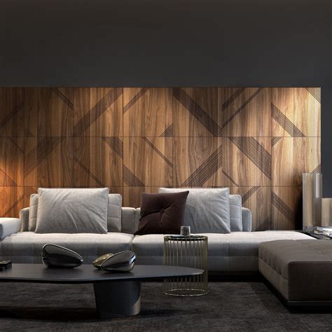 Modular Dark Wood Wall Panels Accent Wall Panel Decorative - Etsy ...