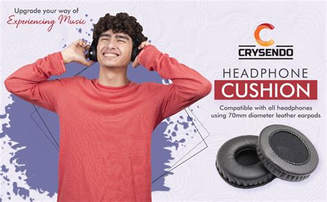 Crysendo Headphone Cushion 70mm Headphone Cushion V1.0 | Compatible ...