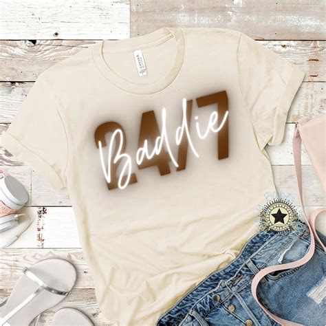 Baddie 24/7 Baddie Shirt Womens Graphic Tee Cute Womens - Etsy UK
