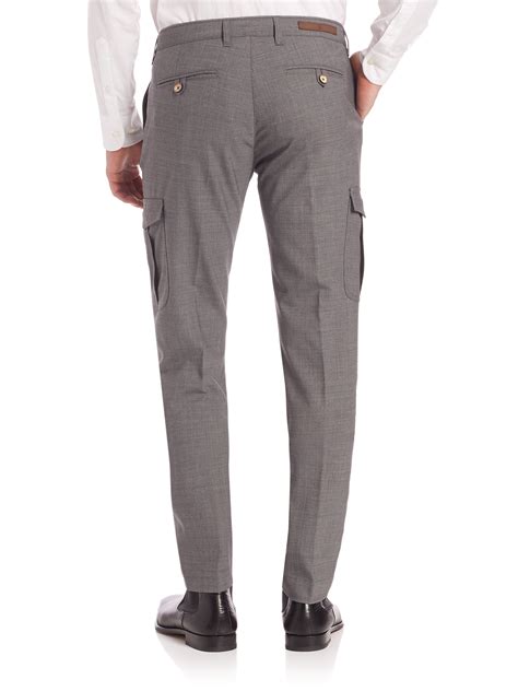 Grey Cargo Pants Pockets Mens at Gabriel Faulkner blog