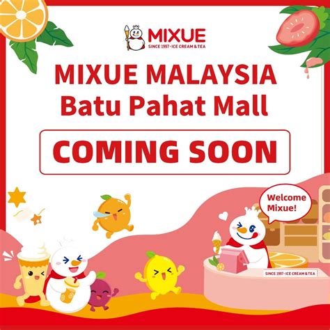 Batu Pahat Mall - 😍 Mixue Batu Pahat Mall 😍 Another new...