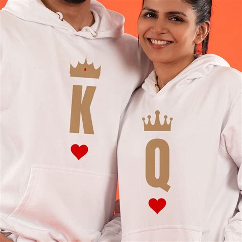 King And Queen Couple Hoodies - Gogirgit