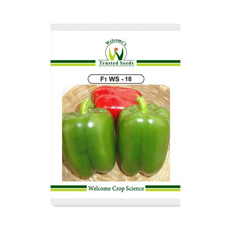 WS - 18 Capsicum Seeds - Welcome | F1 Hybrid | Buy Online Now – Desikheti