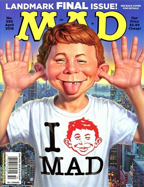 MAD issue #550. April, 2018 | Mad magazine, Mad tv, Mad
