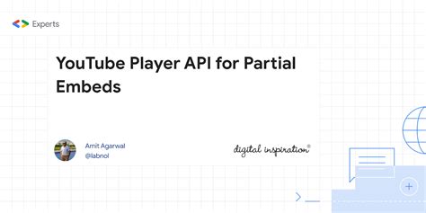 YouTube Embedded Players and Player Parameters  |  YouTube IFrame Player API  |  Google for Develope