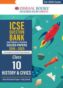 Icse Question Bank Chapterwise & Topicwise Solved Papers Class 10 Hist ...
