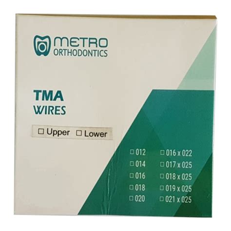 Buy Metro Orthodontics Rectangular TMA Beta Titanium Archwires – Oralkart
